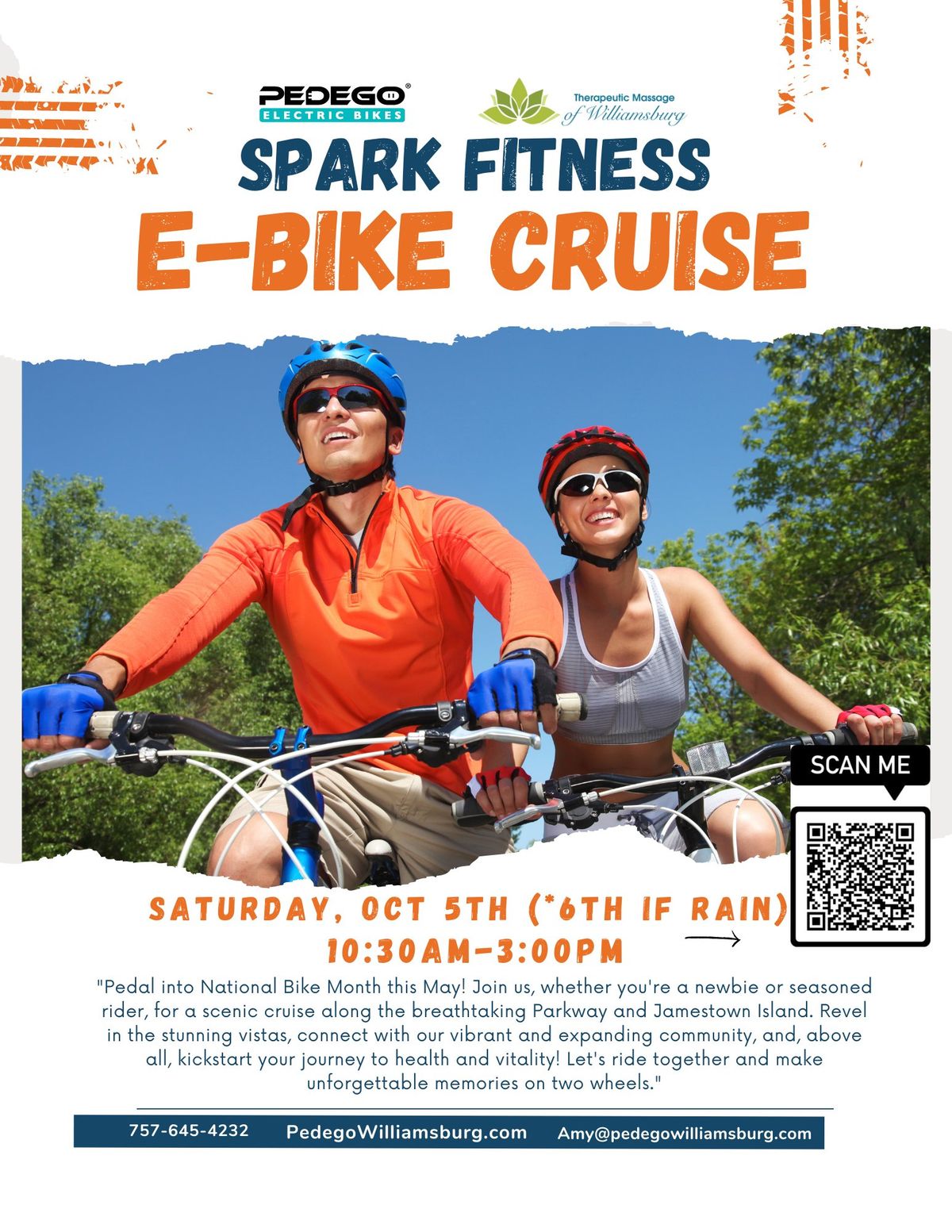 SUPER-FUN (AND FREE!) E-BIKE RIDE OCT 5TH