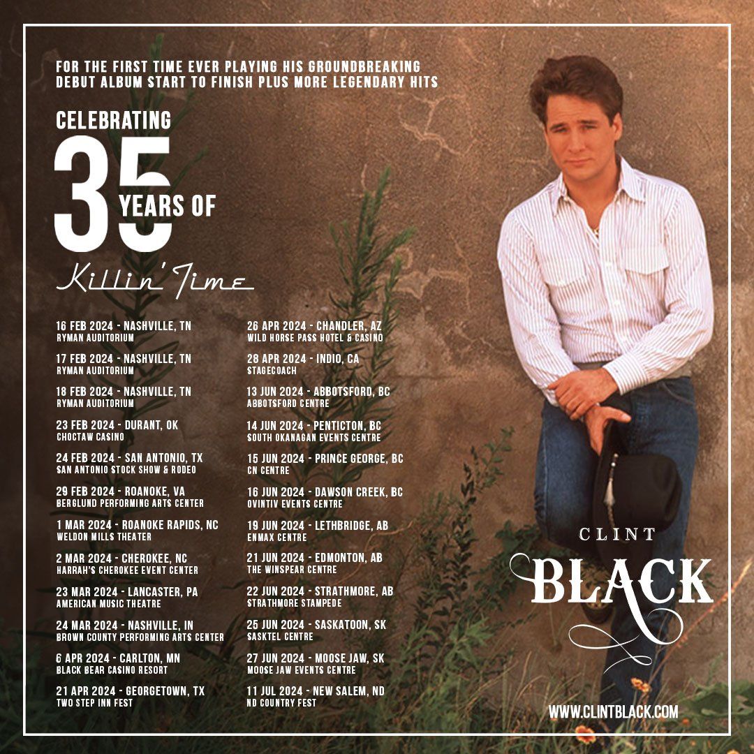 Clint Black at City Winery - Boston