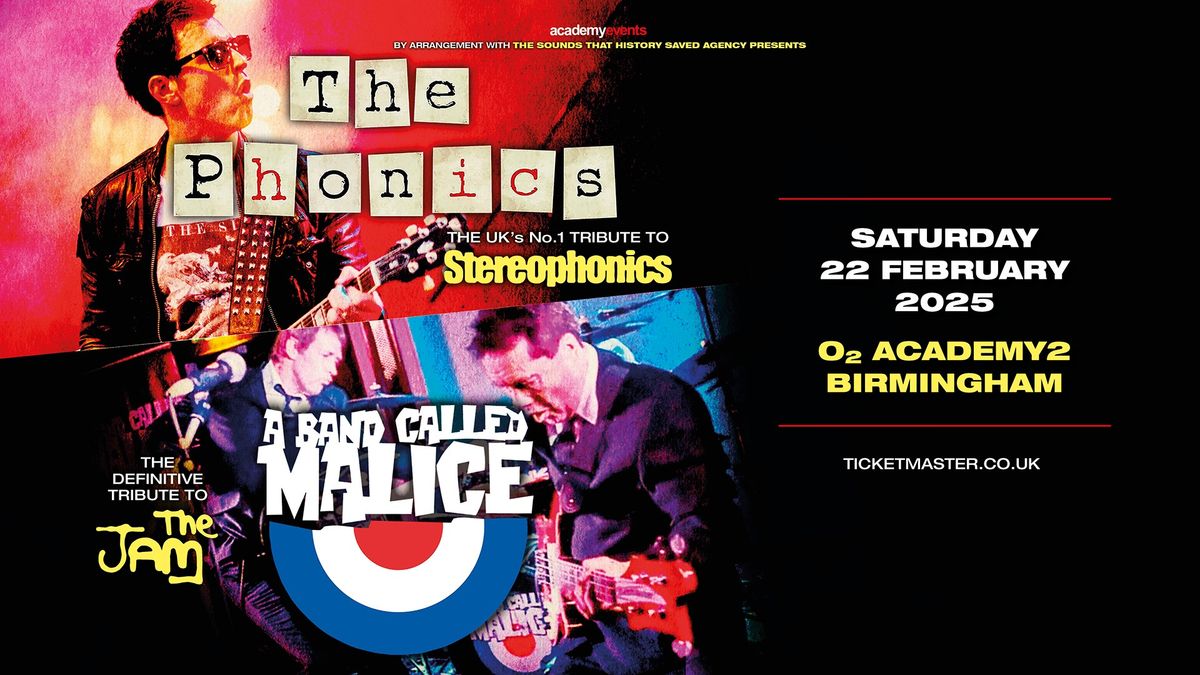 Phonics (Stereophonics Trib) and A Band Called Malice (The Jam Trib)