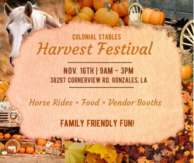 Colonial Stables 2024 Harvest Festival & Market