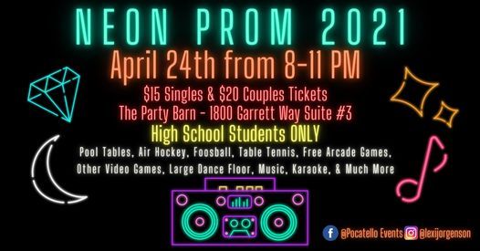 12k Of Christmas 2021 Pocatello Neon Prom 2021 All High School Age Welcome The Party Barn Pocatello 24 April 2021 12k Of Christmas 2021 Pocatello Neon Prom 2021 All High School Age Welcome The Party Barn Pocatello 24 April 2021
