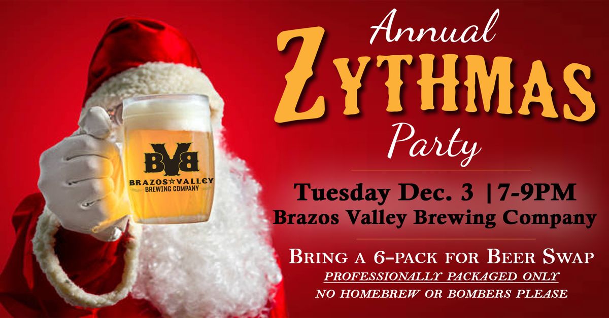 ZYTHMAS | December Zythological Society Meeting