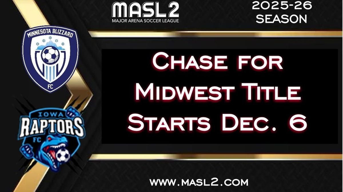 Minnesota Blizzard at Iowa Raptors FC