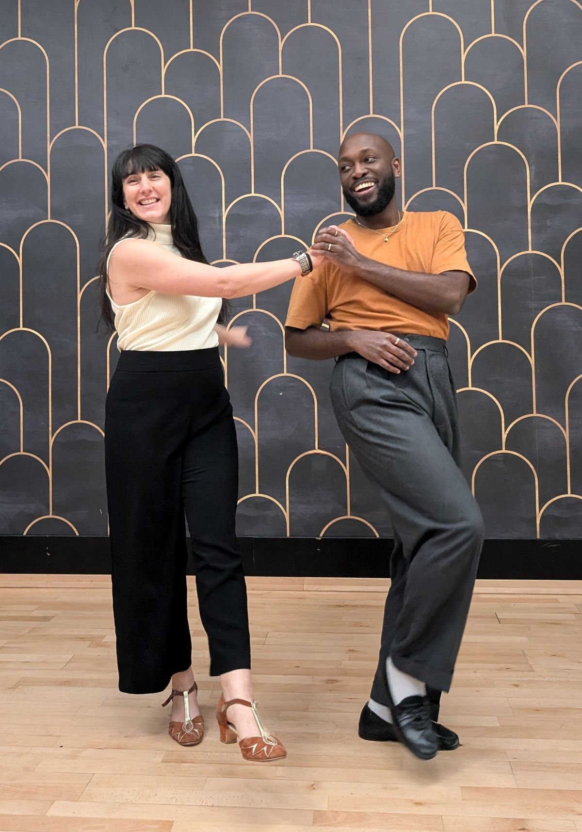 Hop Into Spring: Lindy Hop + Balboa Workshop with Jen Barnett & Dominic Hanna!