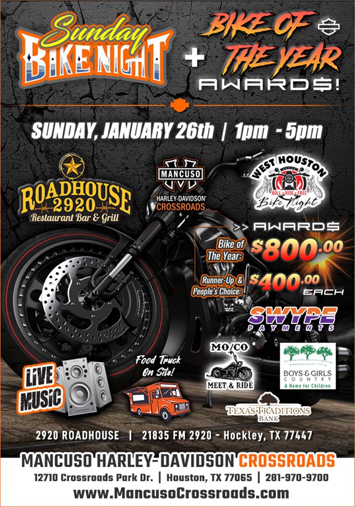 SUNDAY - BIKE OF THE YEAR - 2920 Roadhouse