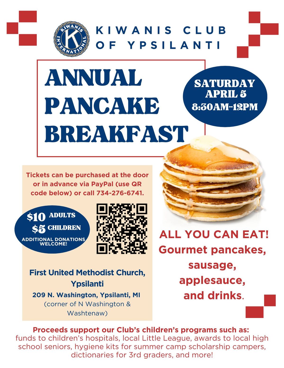 Kiwanis Annual Pancake Breakfast