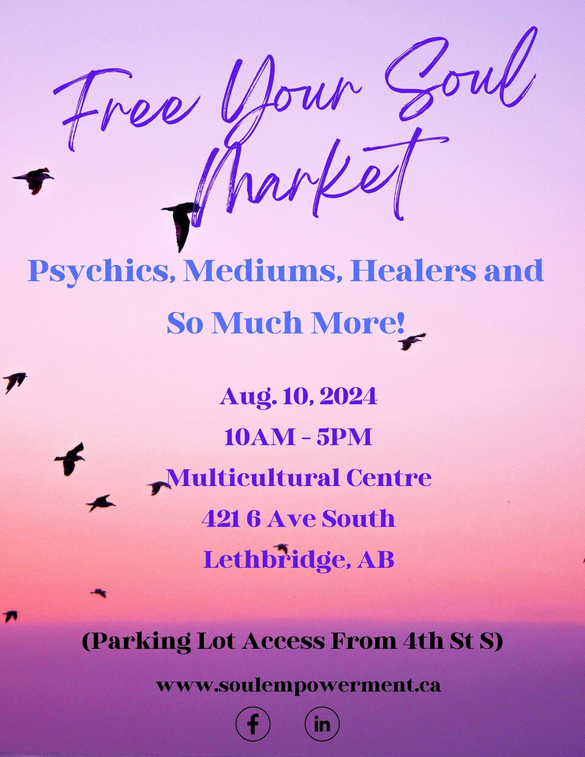 Aug. 10, 2024 Free Your Soul Market