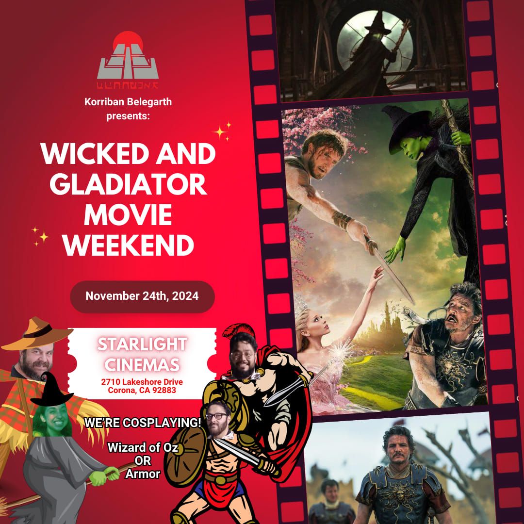 Korriban Movie Weekend: Wicked and Gladiator