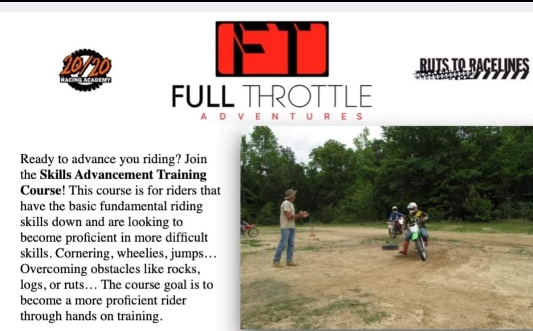 Advanced Skills Dirt Class (CoEd) at Throttle Therapy