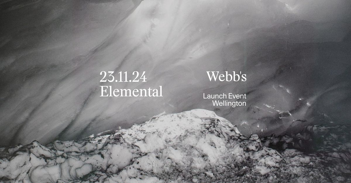 Elemental | Launch Event + Artist Talk \u2014 Wellington