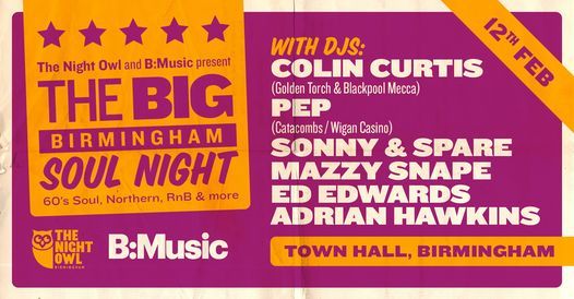 The Big Birmingham Soul Night