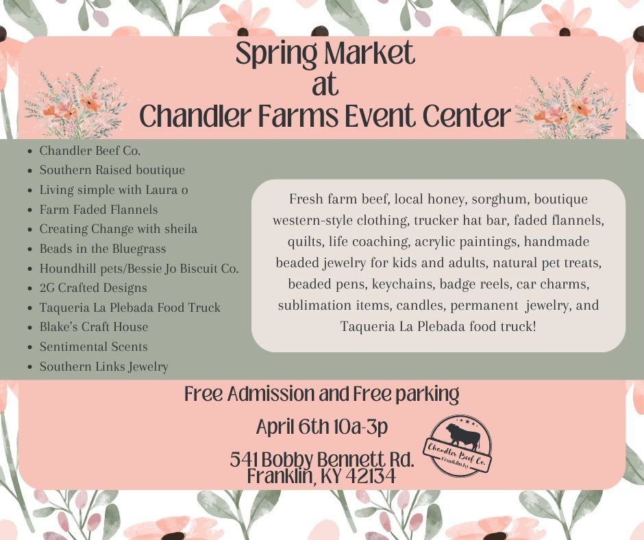 Spring Market at Chandler Farms Event Center