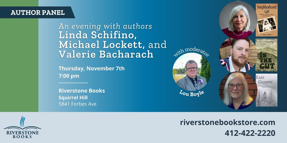 An Evening with Authors Linda Schifino, Michael Lockett, and Valerie Bacharach