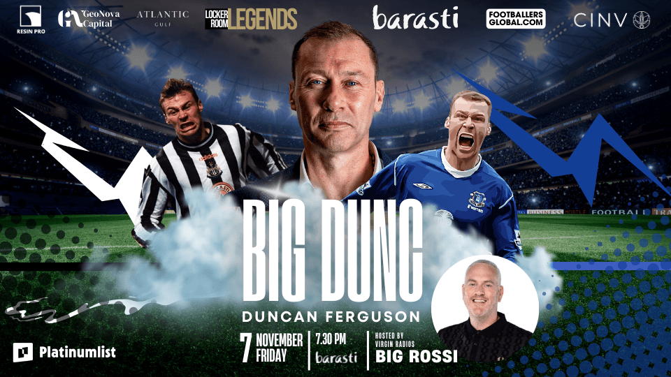 An Evening with Football Legend Duncan Ferguson