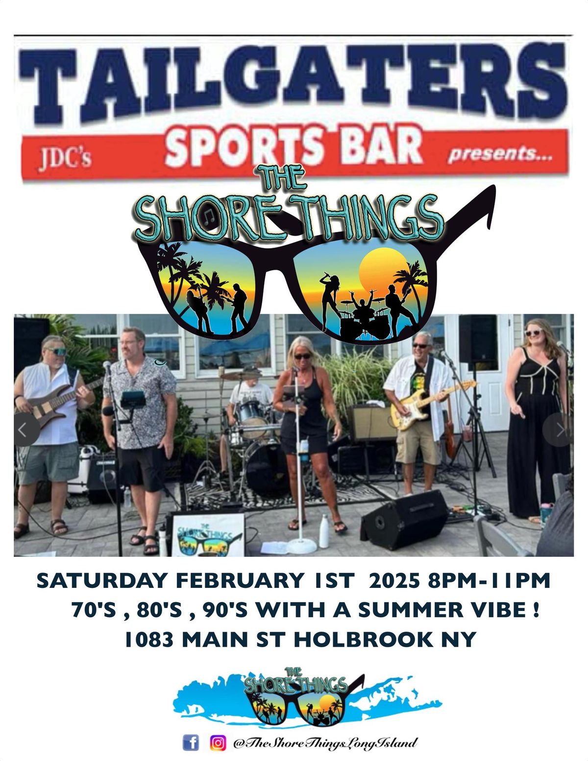 The Shore Things at Tailgators Holbrook 2-1-25