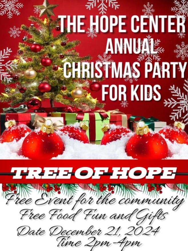 Our annual Christmas party for kids