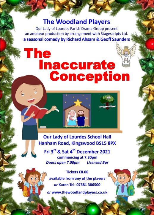 \u201cThe Inaccurate Conception \u201c a comedy by Richard Ahsam and Geoff Saunders