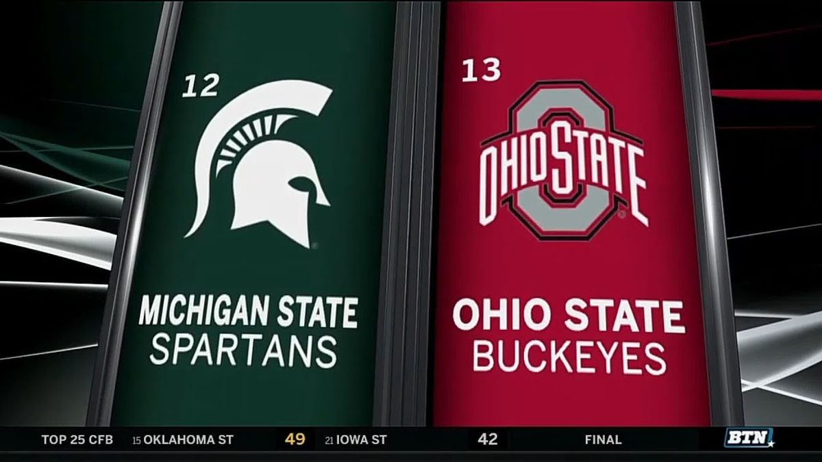 Ohio State Buckeyes vs. Michigan State Spartans