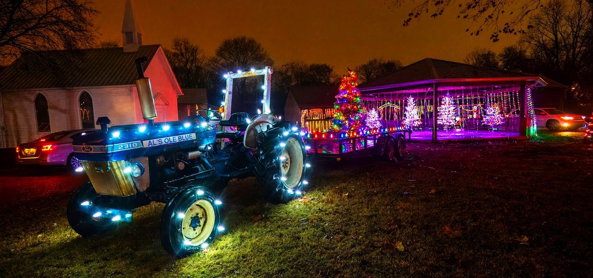 Drive-Through Christmas Lights at Cannonsburgh Village