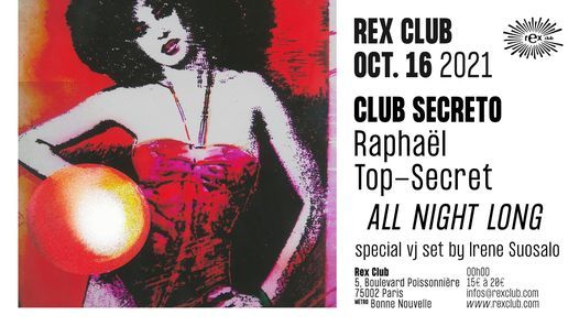 Club Secreto : Rapha\u00ebl Top-Secret All Night Long