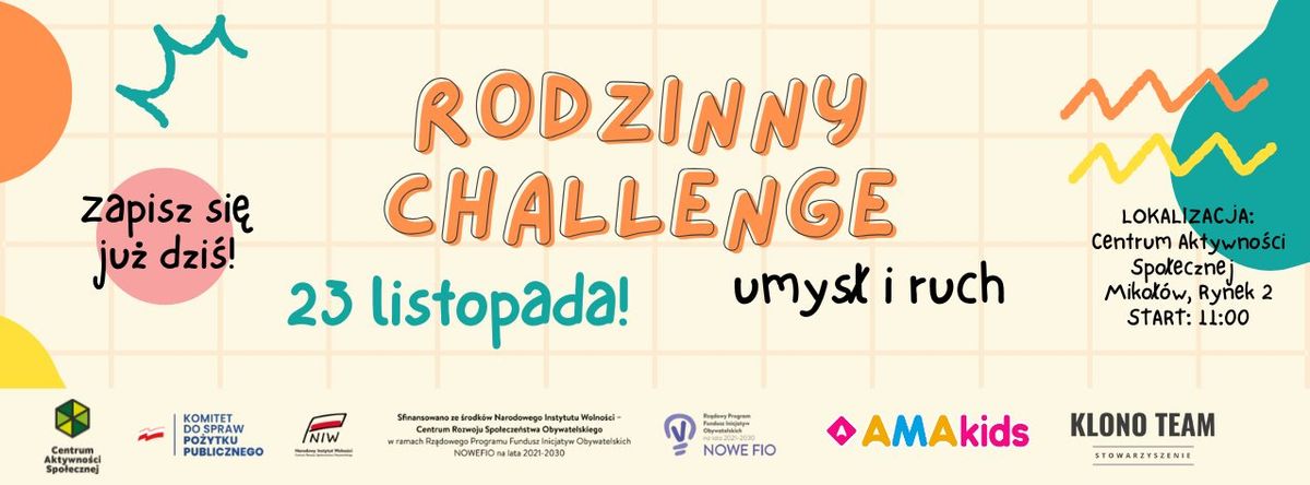 Rodzinny Challenge-umys\u0142 i ruch