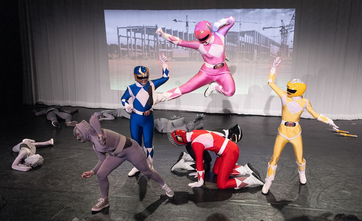 Preview Performance of Super Cyber Battle Rangers by Indiana Drama Club