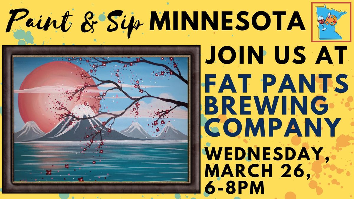 March 26 Paint & Sip at Fat Pants Brewing Co.