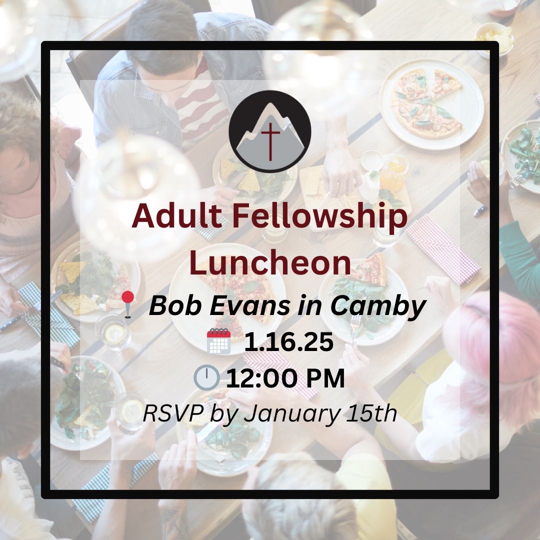 Adult Fellowship Luncheon