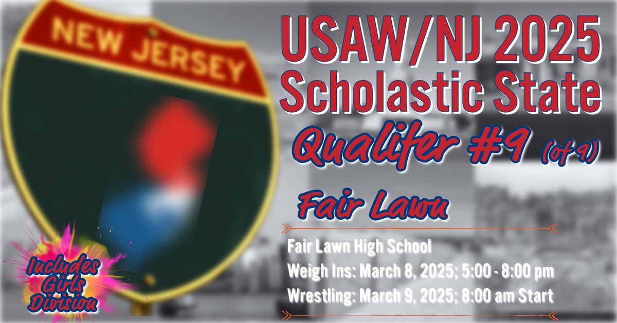 USAW\/NJ 2025 Regional Qualifier Tournament FAIR LAWN 