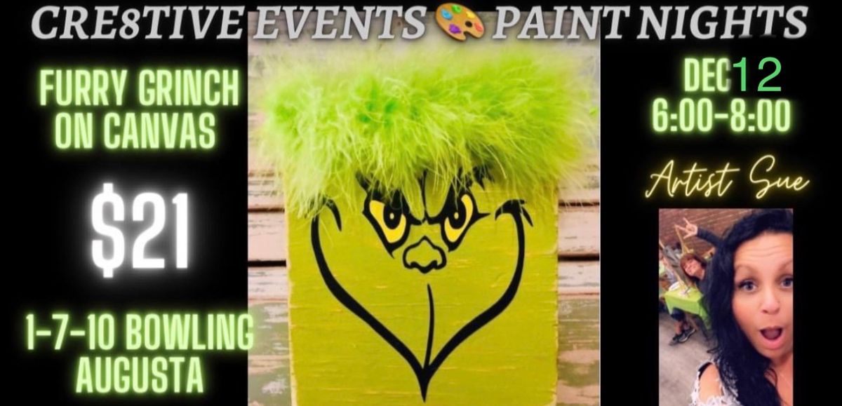 Paint Night @ 1-7-10 Bowling Augusta 