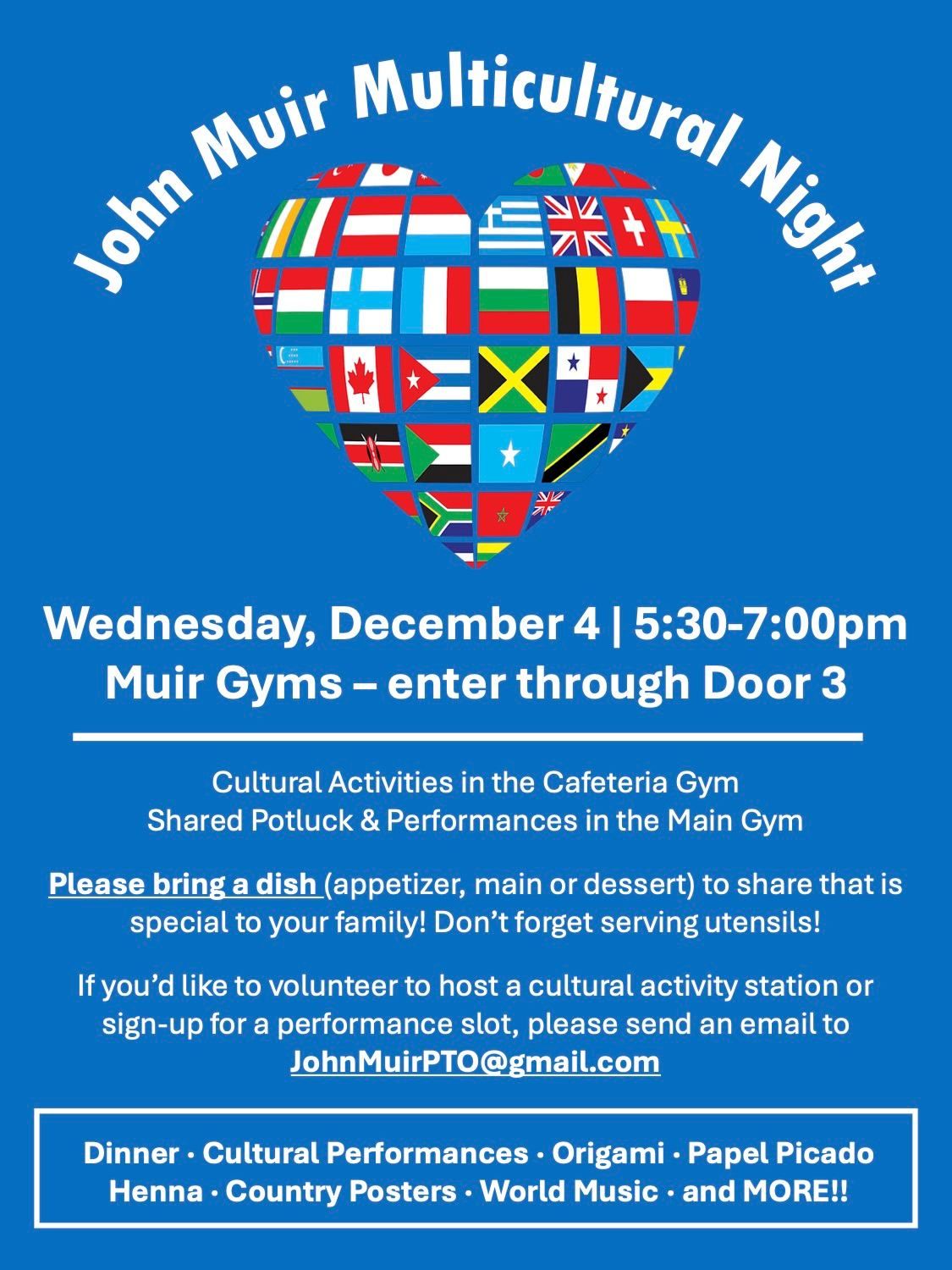 John Muir Multicultural Night