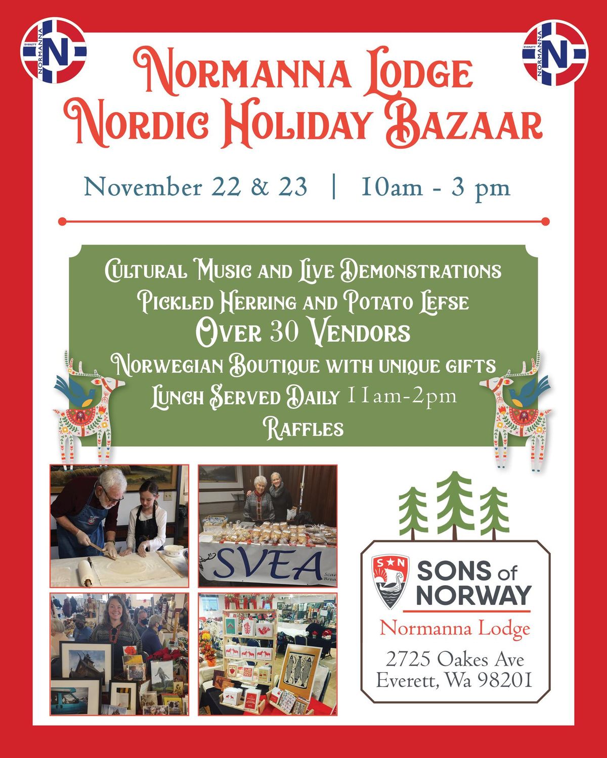 Normanna Lodge's Annual Holiday Bazaar