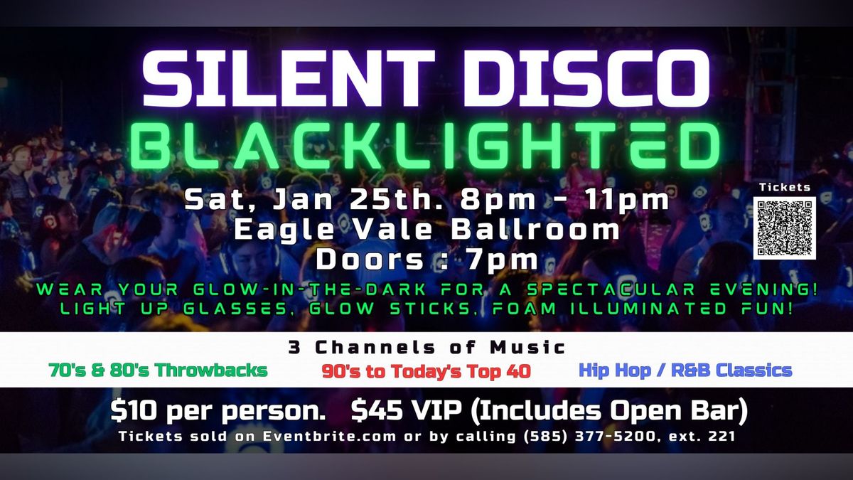 Silent Disco at Eagle Vale. Jan 25th. 8pm