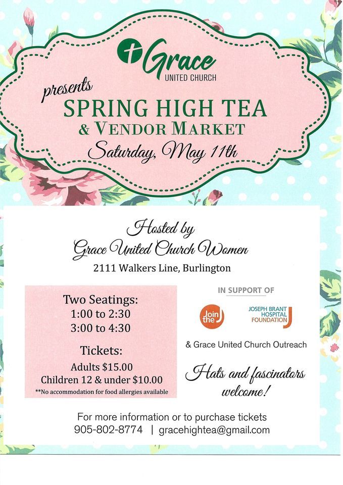 Grace Spring High Tea and Vendor Sale