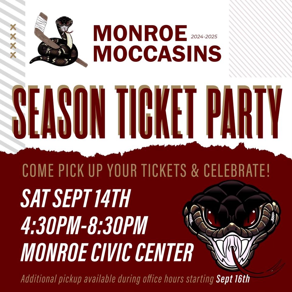 Danville Dashers at Monroe Moccasins at Monroe Civic Center