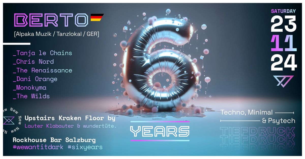 6 Years Tiefdruck on 2 Floors w\/ Berto (DE)