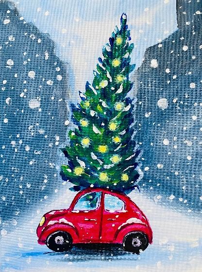 Paint Nite: Our Big Christmas Tree