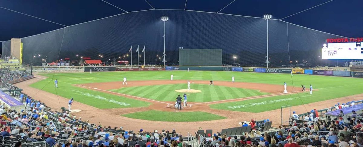 Parking Rocket City Trash Pandas at Montgomery Biscuits