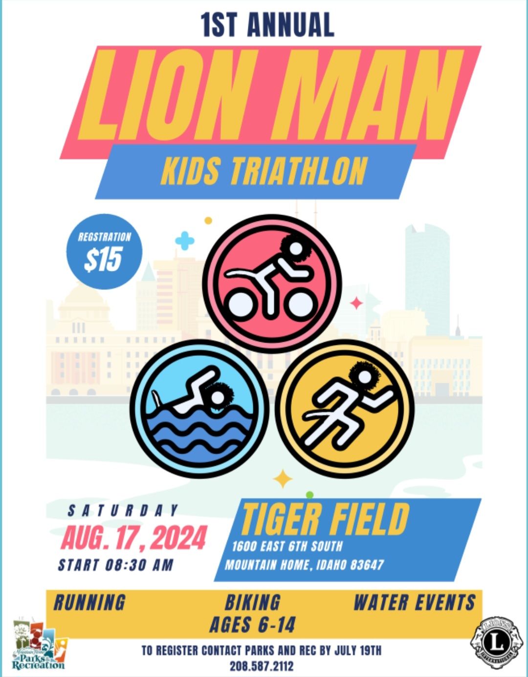 Lion Man Kids Triathlon