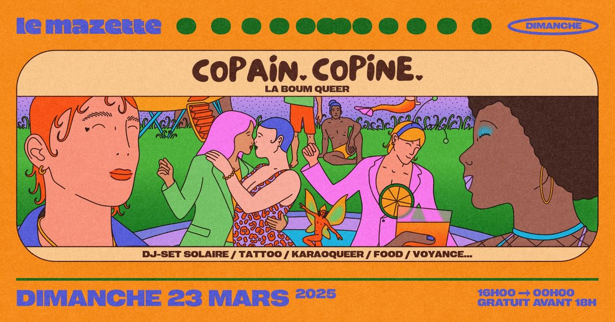 COPAIN-COPINE pr\u00e9sente LA BOUM QUEER