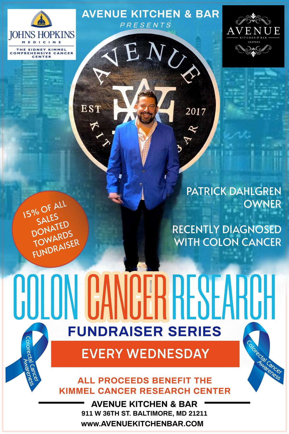 Wednesday Colon Cancer Fundraiser Series