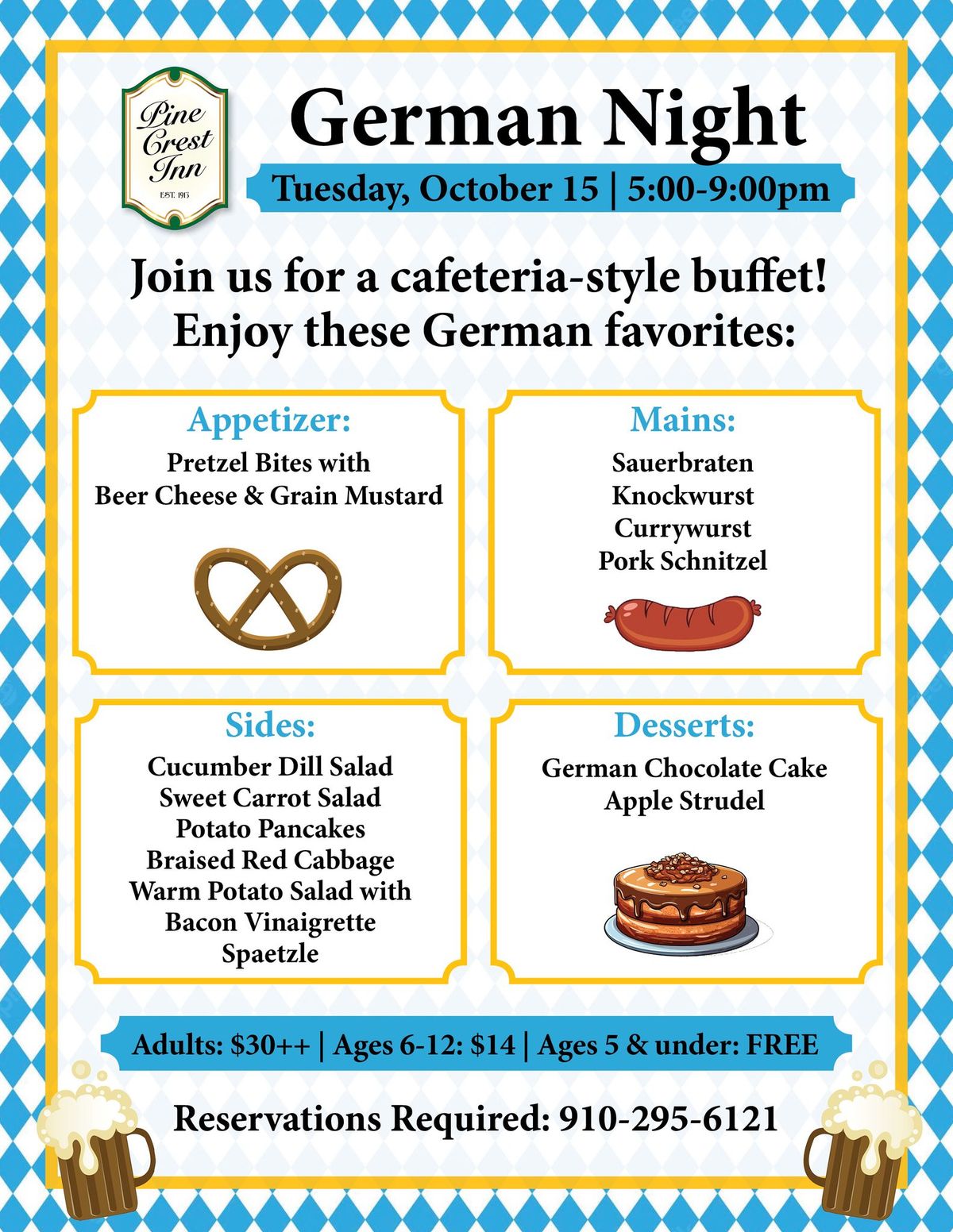 German Night at Pine Crest Inn