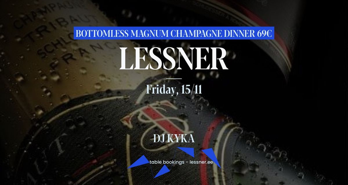 Bottomless Champagne dinner 15.11 \ud83c\udf7e