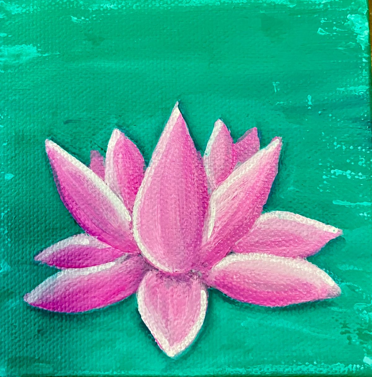 Morning Mini Masterpiece - Lotus Bloom