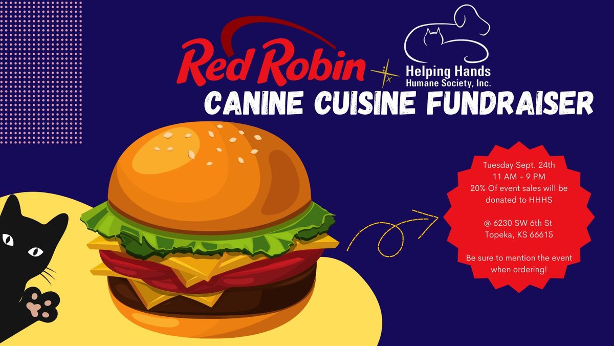 HHHS Red Robin Canine Cuisine Fundraiser