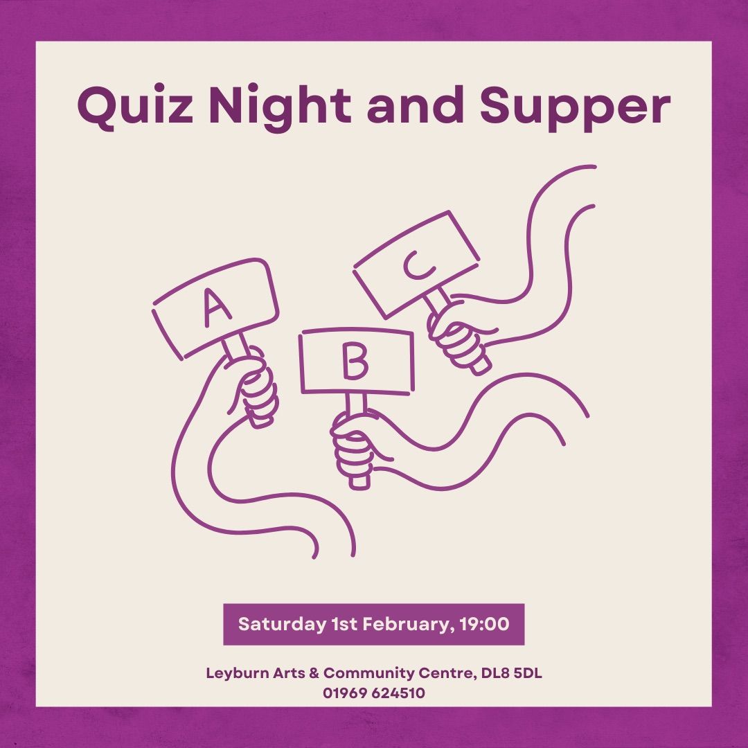 Quiz Night and Supper