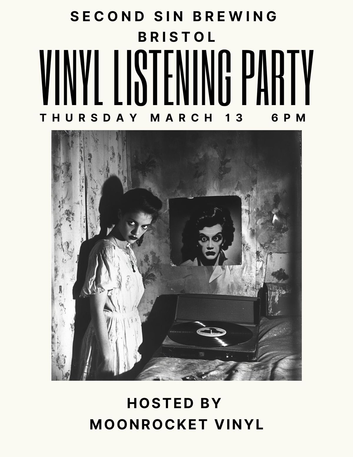 Vinyl Listening Party at Second Sin Bristol