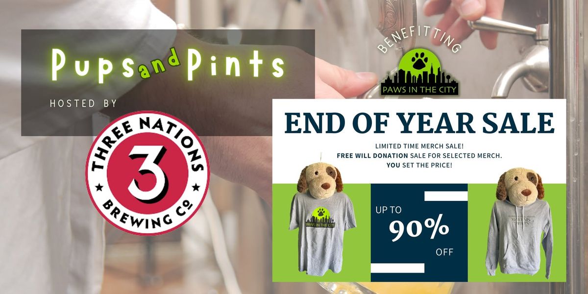 Pups & Pints + End of Year Sale!