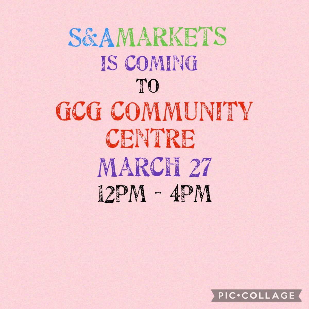 GCG COMMUNITY CENTRE POP UP EVENT 