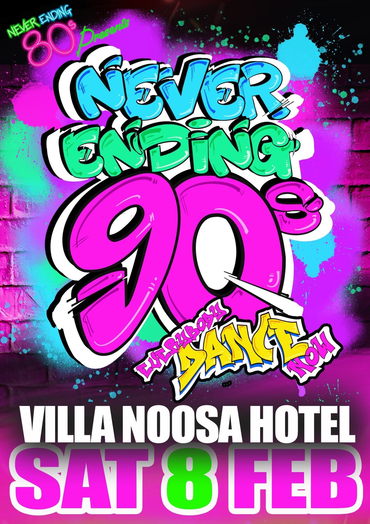 Never Ending 90s PARTY - Villa Noosa Hotel